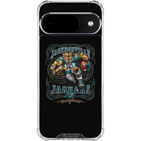 Liquid Blue NFL Jacksonville Jaguars Running Back Google Pixel 10 Clear Case